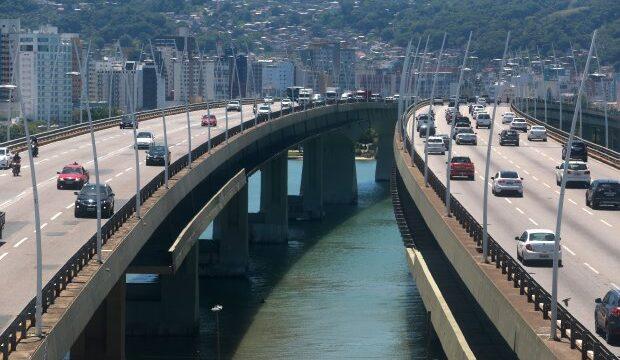 Trânsito durante o Carnaval 2025 em Florianópolis