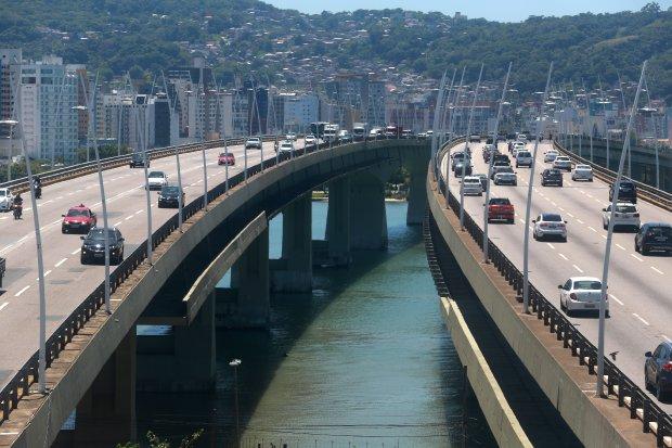 Trânsito durante o Carnaval 2025 em Florianópolis