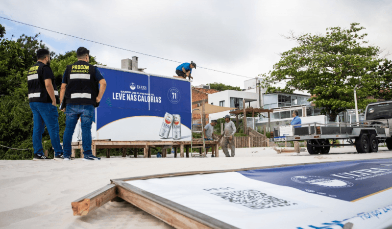 Quiosques de praia em Florianópolis