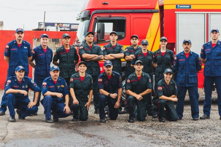 Formatura de Bombeiros Comunitários