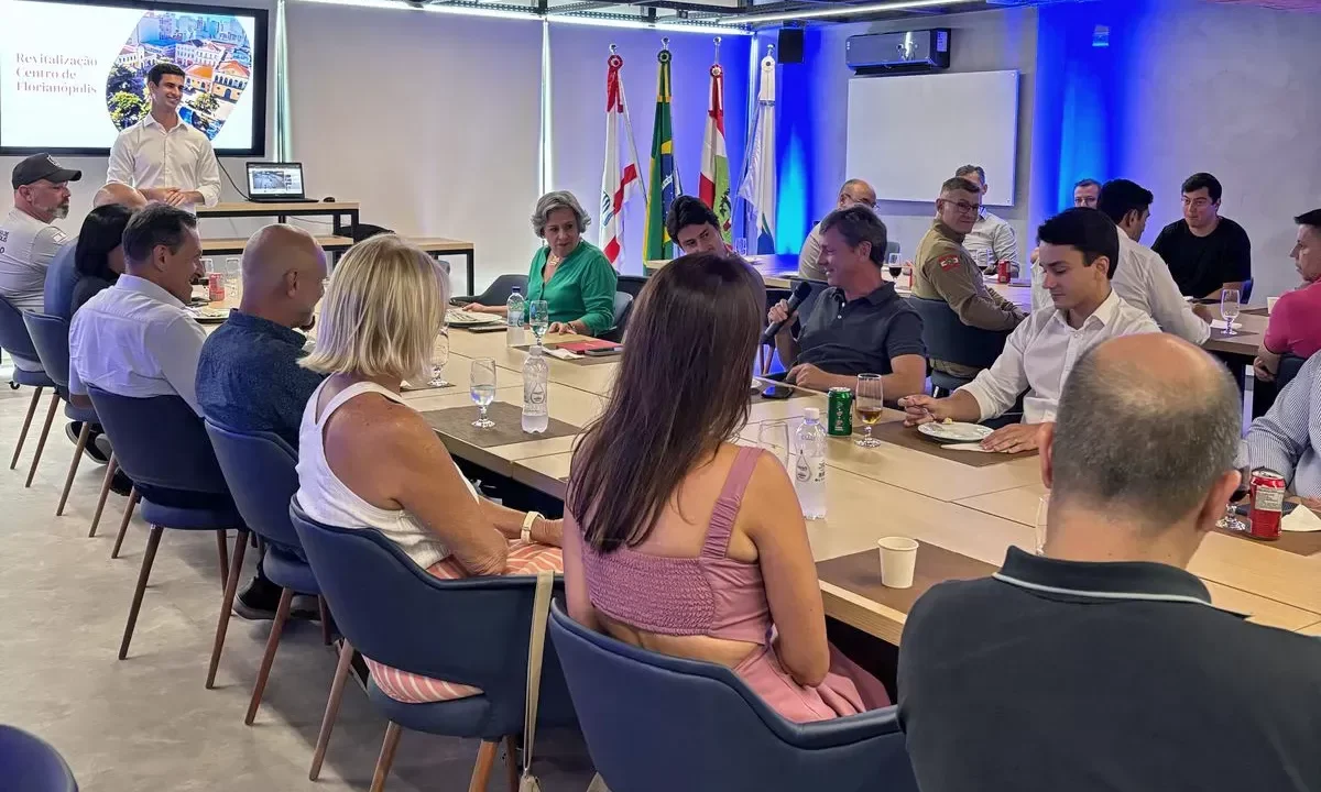 Autoridades e CDL discutem ações de segurança no Centro de Florianópolis