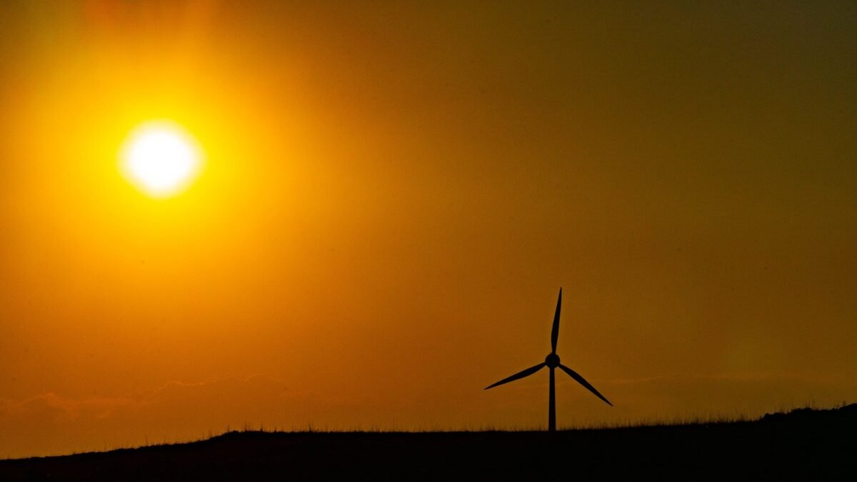 Foto de calor e instabilidade climática em Santa Catarina