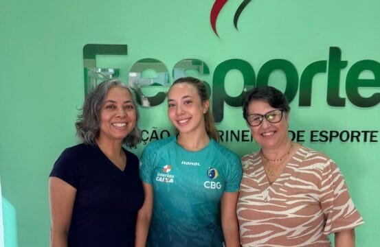 Alice Diniz Schramm ginástica aeróbica Fesporte