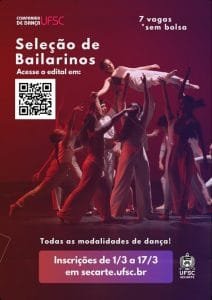 Bailarinos e bailarinas dançando no palco