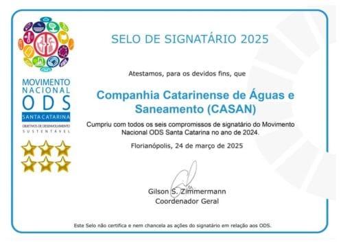 Selo 2025 CASAN