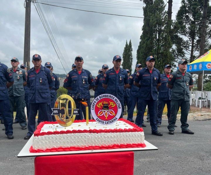 Comemoração dos 50 anos da 4ª Companhia do CBMSC