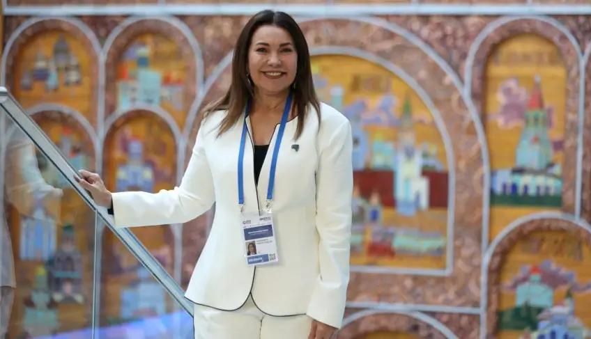 Imagem de uma mulher empreendedora