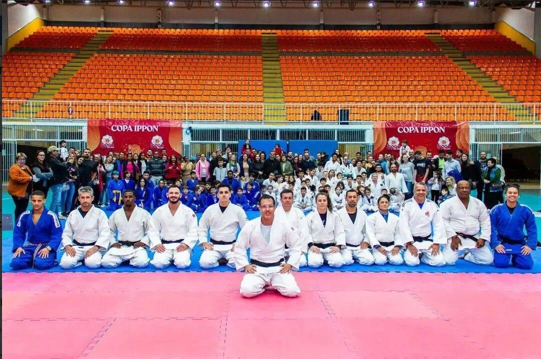Equipe Ippon de São José na seletiva para Seleção Catarinense de Judô