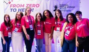 Foto da Equipe de Alunas da UFSC no Startup Weekend Women 2025