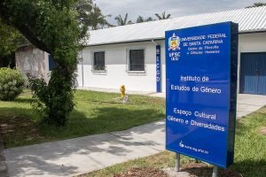 Prédio restaurado para abrigar o Espaço Cultural Gênero e Diversidades na UFSC