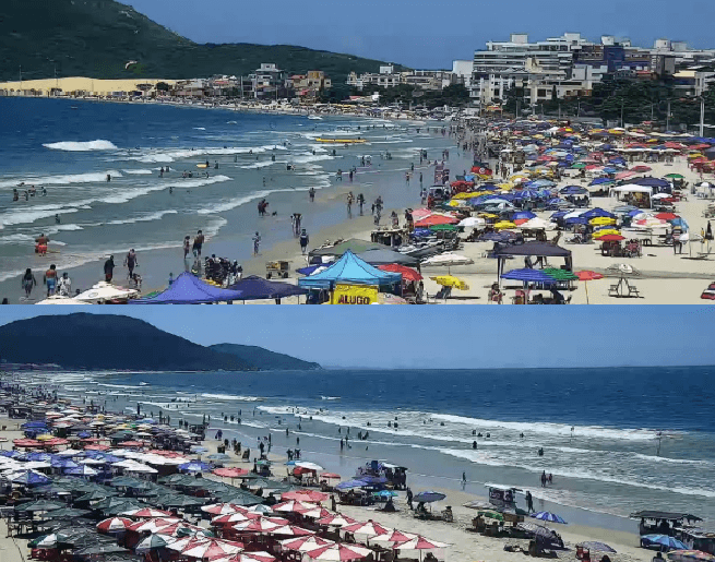 Foto da Praia dos Ingleses em Florianópolis