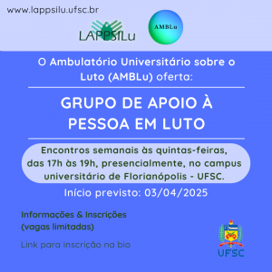 Grupo de Apoio ao Luto na UFSC