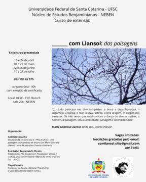 Grupo de Estudos sobre Maria Gabriela Llansol na UFSC