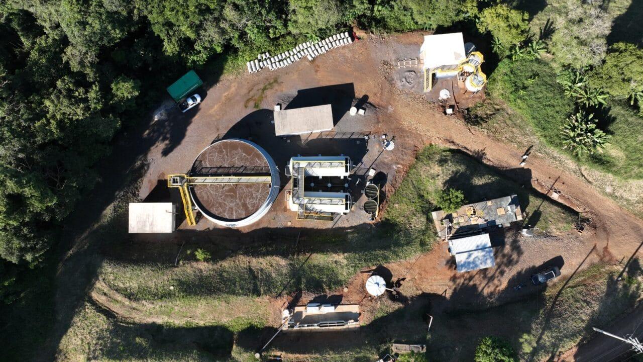 Estação de Tratamento de Esgoto em Itá