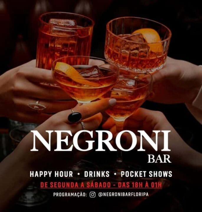 Negroni Bar - Música e drinks exclusivos em Florianópolis