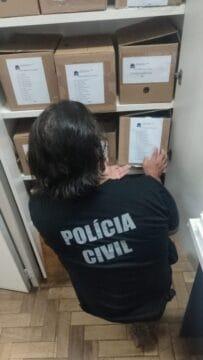 Operação da Polícia Civil em Xaxim