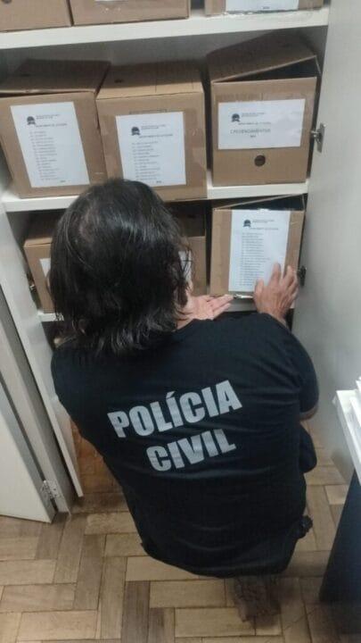 Operação da Polícia Civil em Xaxim