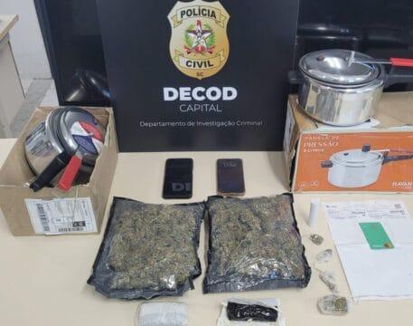 Polícia Civil de Santa Catarina em ação contra o tráfico de drogas