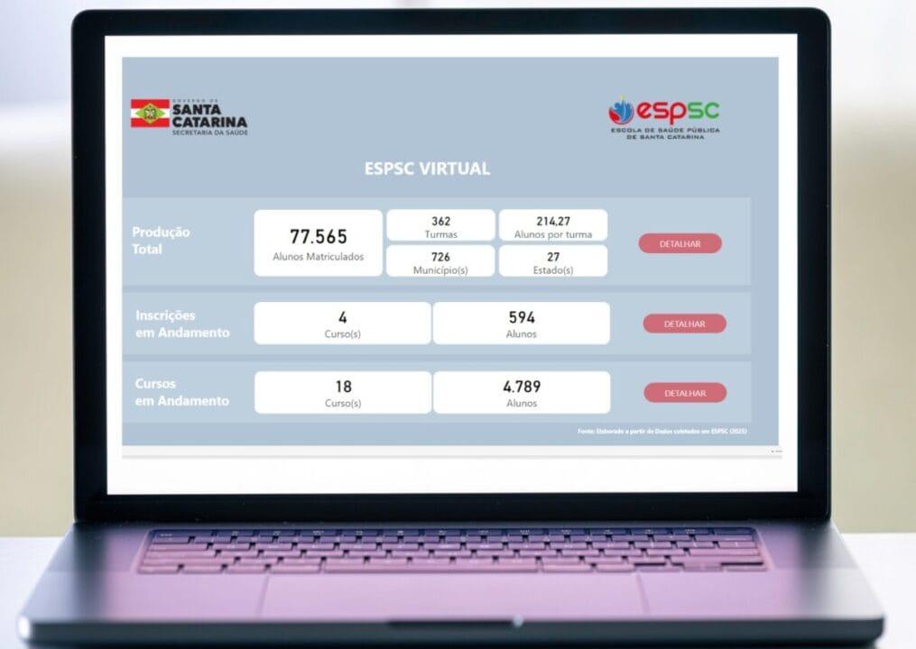 Acesso ao Painel de Business Intelligence na Escola de Saúde Pública de Santa Catarina