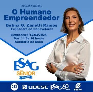 Imagem ilustrativa da palestra sobre Humanização nos Negócios na Udesc Esag