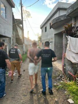 Prisão de foragidos do Pará em São José pela Polícia Civil de SC