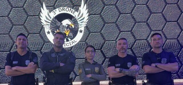 Policiais civis participam do 3º Drone Policial em Foz do Iguaçu
