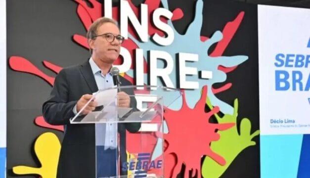 Presidente do Sebrae Nacional em evento em Minas Gerais