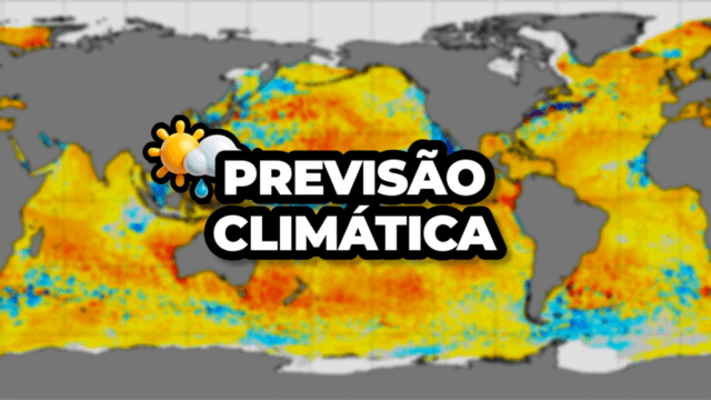 Ilustração representativa da previsão climática para o trimestre
