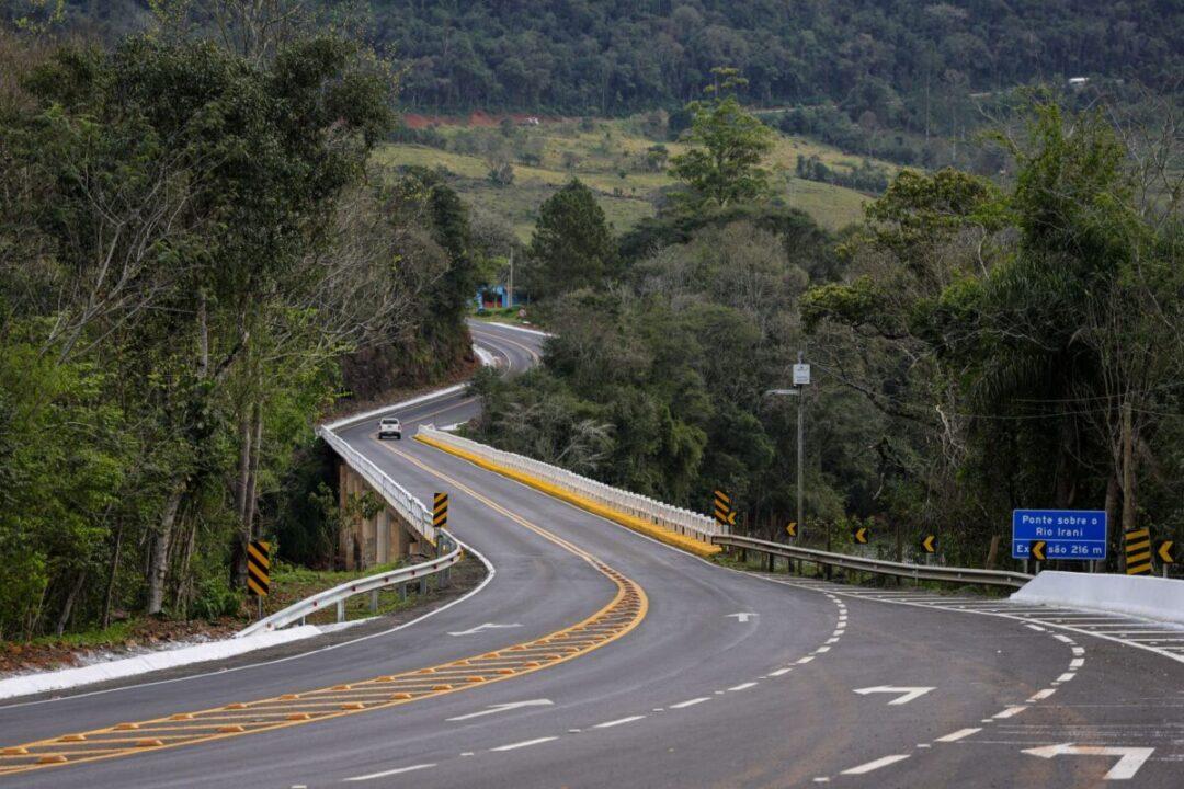 Obras de rodovias em Santa Catarina