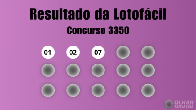 Números Sorteados Lotofácil 3350