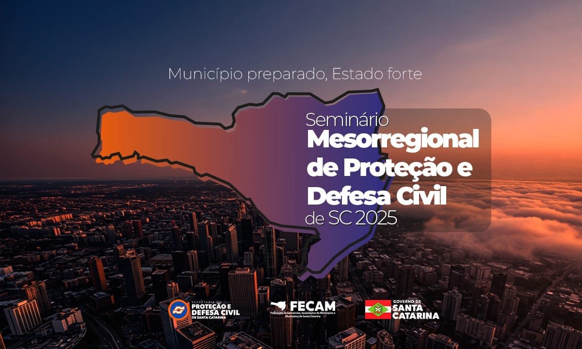 Evento de Proteção e Defesa Civil em Santa Catarina