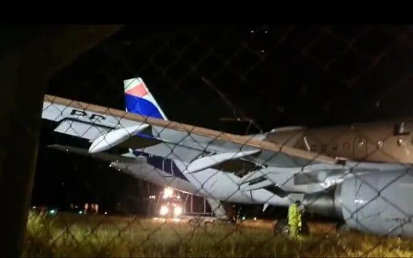 Aeronave Latam incidente em Chapecó