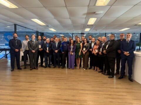 Foto de Andressa Boer Fronza assumindo a presidência do CONDPC