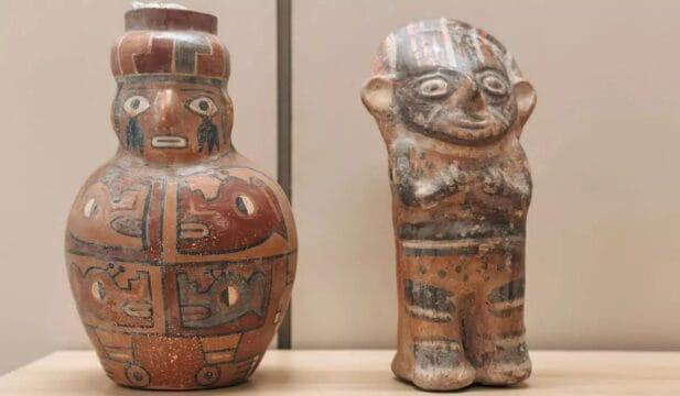 Artefatos arqueológicos raros recuperados em operação policial