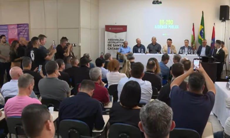 BR-280 - Audiência pública em defesa da retomada das obras de duplicação