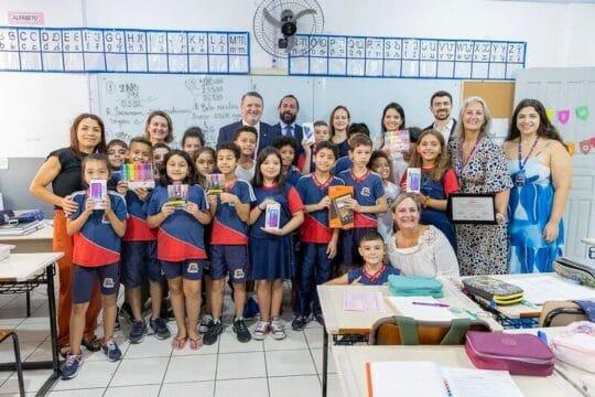 Premiação do CEM Interativo na 2ª edição do Prêmio Lume na Grande Florianópolis