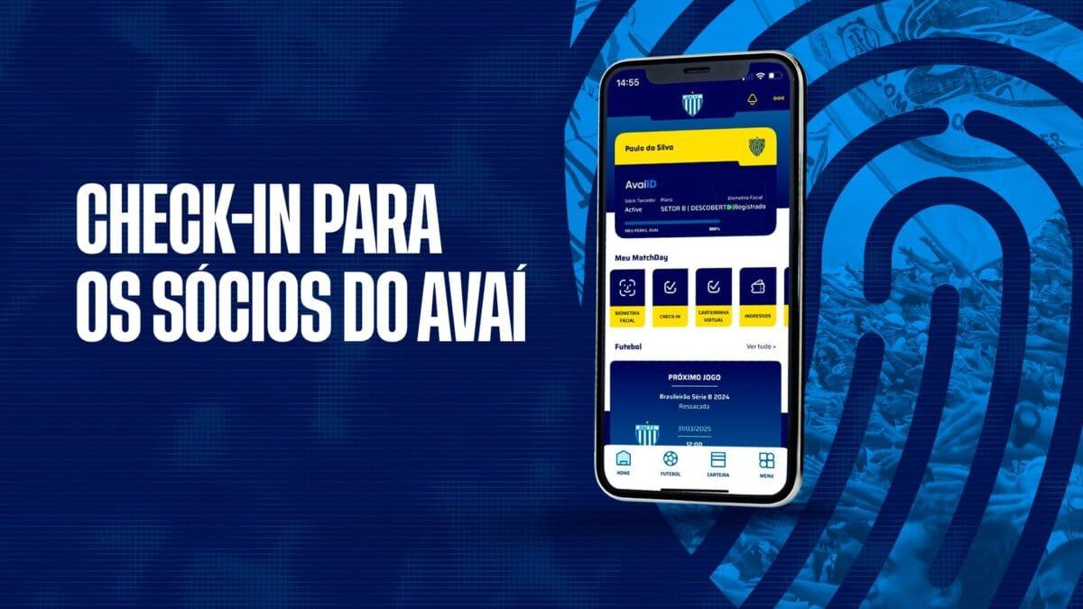 Check-in obrigatório para sócios no Avaí Futebol Clube na Ressacada