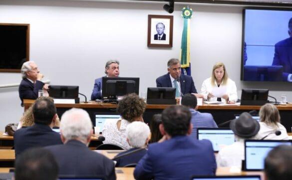 Deputado Glauber Braga durante reunião do Conselho de Ética