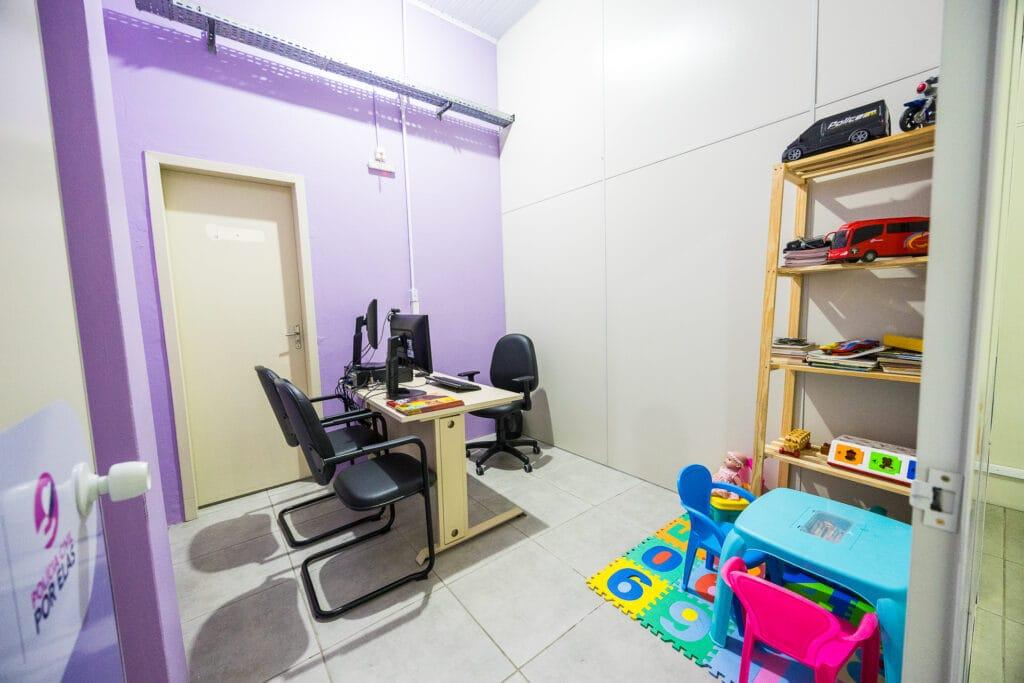 Viatura e Sala Lilás em SC