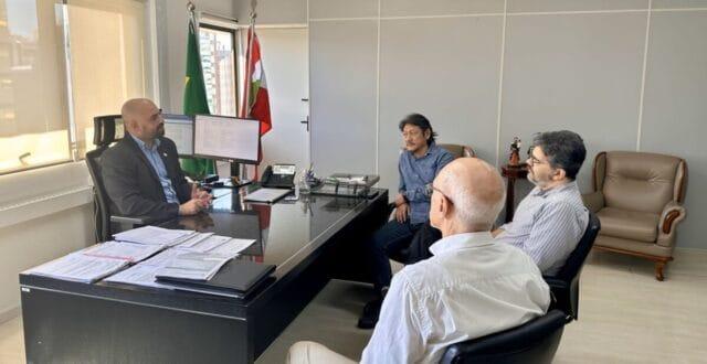 Equipe técnica do CONASS na Secretaria de Saúde de Santa Catarina