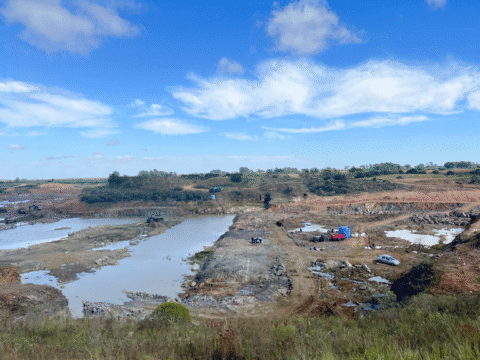 Imagem representativa da estiagem no Rio Grande do Sul