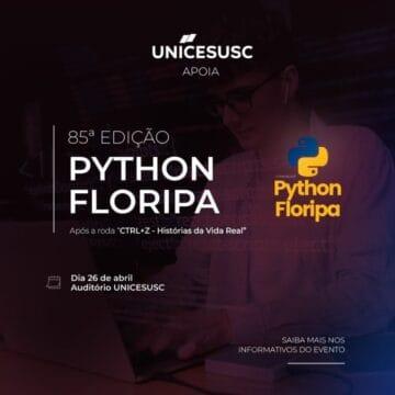 Evento Ctrl Z e Python Floripa no UNICESUSC