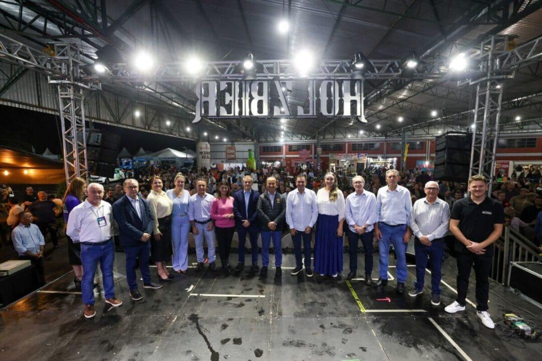 Governador Jorginho Mello na abertura da ExpoAciaf 2025