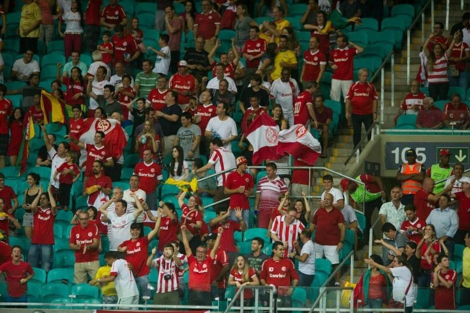 Torcida do Internacional na Arena Fonte Nova