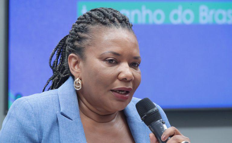 Margareth Menezes ministra da Cultura em audiência na Câmara dos Deputados