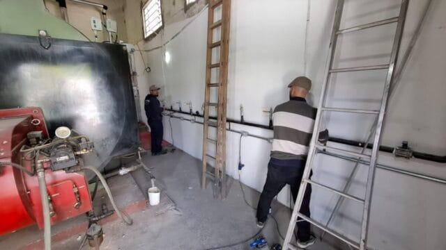 Sistema modernizado de aquecimento de água no Hospital Tereza Ramos em Lages