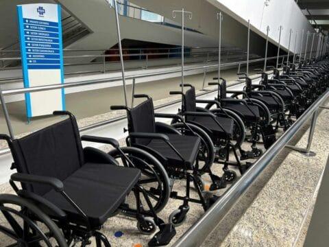 Novas Cadeiras de Rodas no Hospital Regional de Joinville