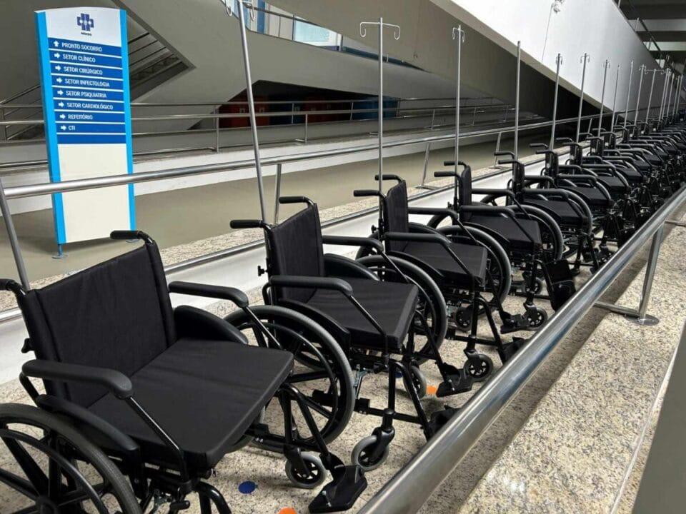 Novas Cadeiras de Rodas no Hospital Regional de Joinville