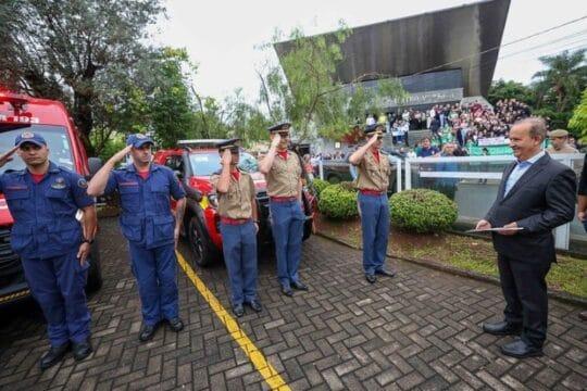 Viaturas do Corpo de Bombeiros Militar de Santa Catarina