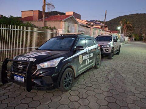 Polícia Civil de SC operação contra tráfico de drogas